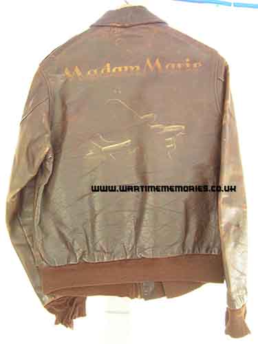 S Sgt Jesse O Watson Jr flight jacket, Madiam Marie